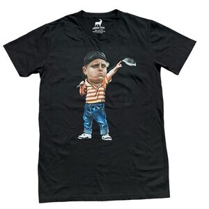 Sandlot Youre Killing Me Smalls‎ Legends Never Die Black Cartoon Golf Shirt S